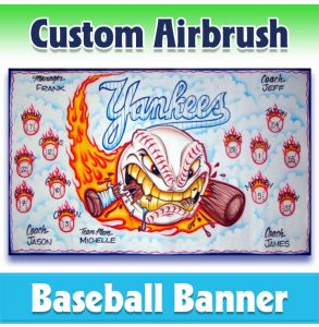 Yankees Baseball-1013 - Airbrush 
