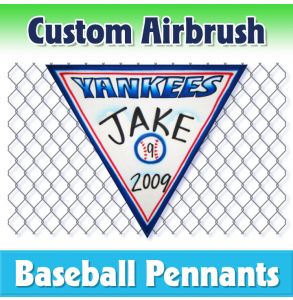 Yankees Baseball-1001 - Airbrush Pennant