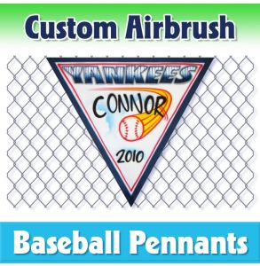 Yankees Baseball-1002 - Airbrush Pennant